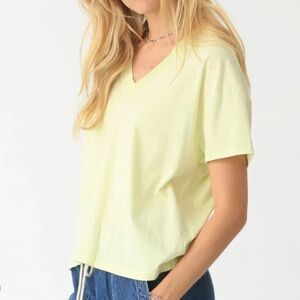 Green Chase V-Neck Tee